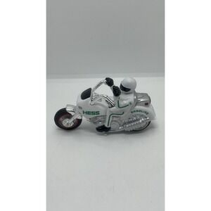 2007 HESS White MOTORCYCLE Loose‎ Rev-and-GO